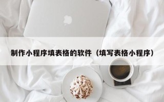 金湖制作小程序填表格的软件（填写表格小程序）