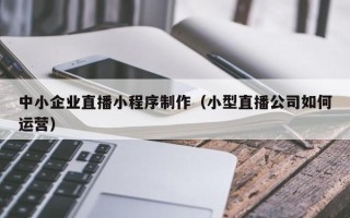 金湖中小企业直播小程序制作（小型直播公司如何运营）
